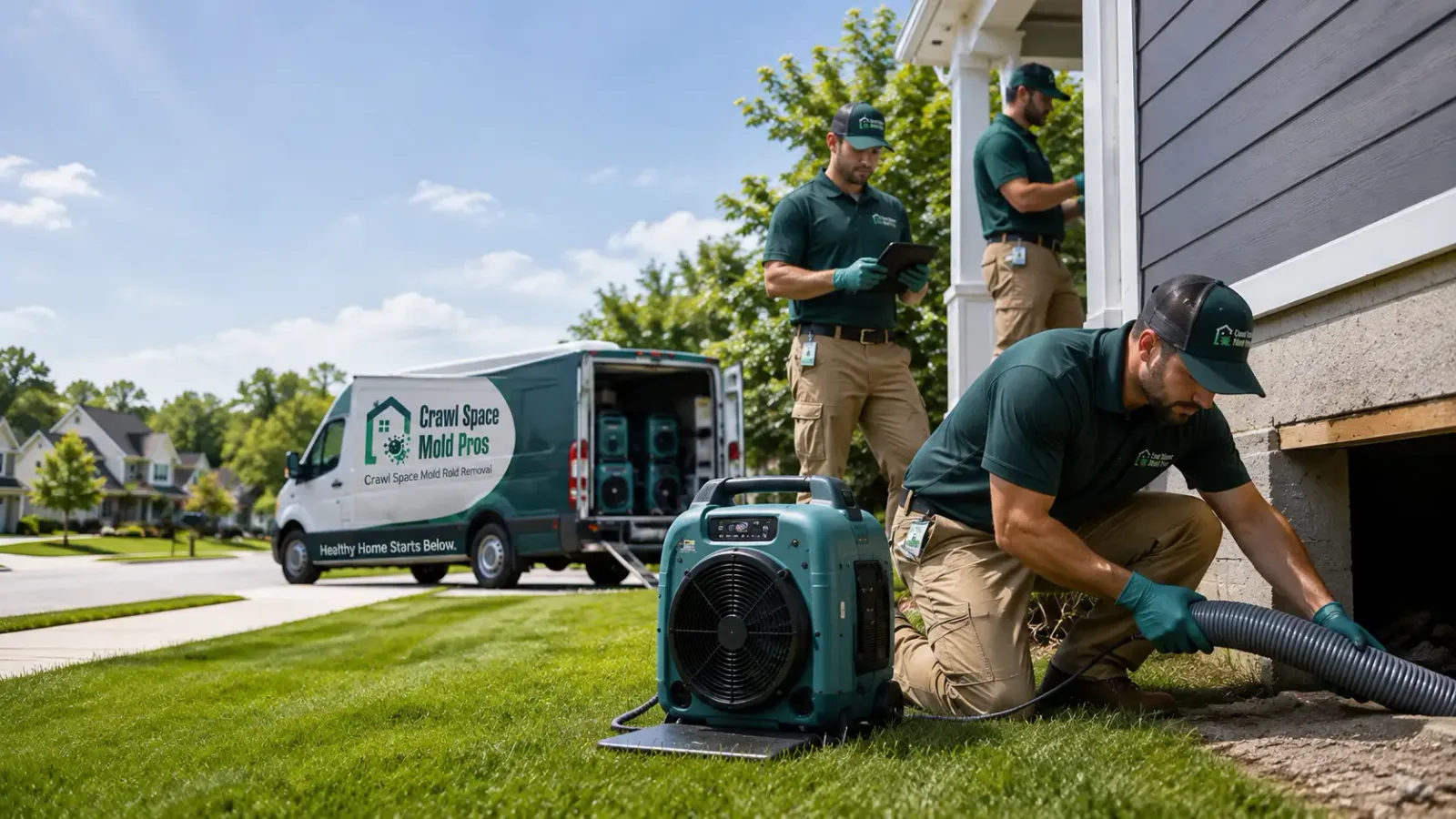 Crawl Space Mold Removal in Hiltons, VA